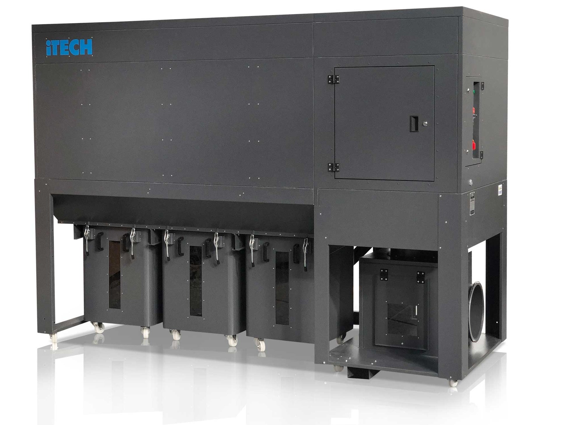STK10000 ENCLOSED FINE DUST EXTRACTOR 11kw WITH 3 BINS