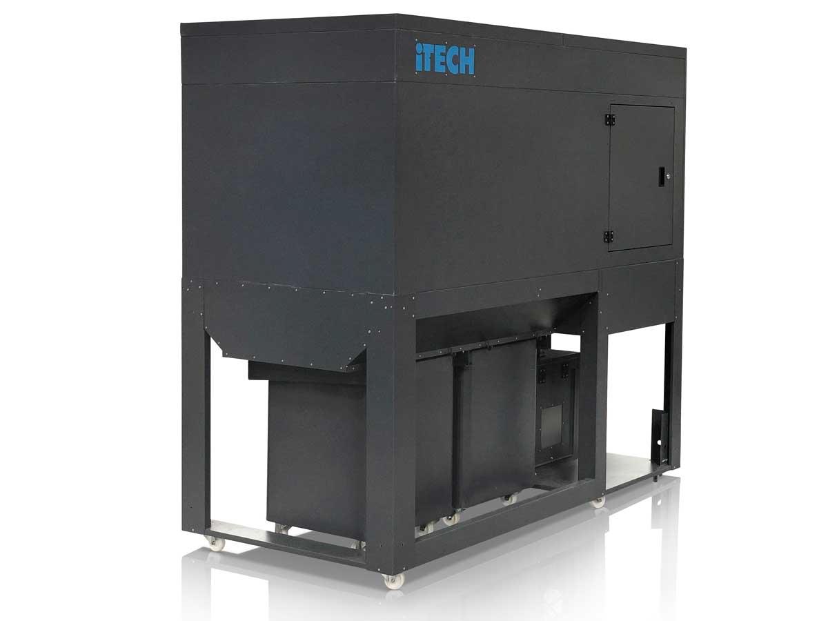 STK6500 ENCLOSED FINE DUST EXTRACTOR 7.5KW WITH 2 BINS