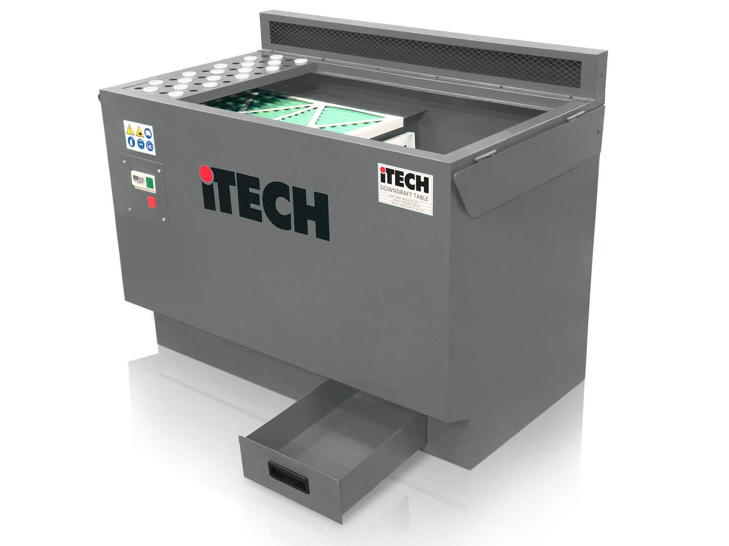 iTECH Down Draft Dust Extraction Table 1000mm 1ph