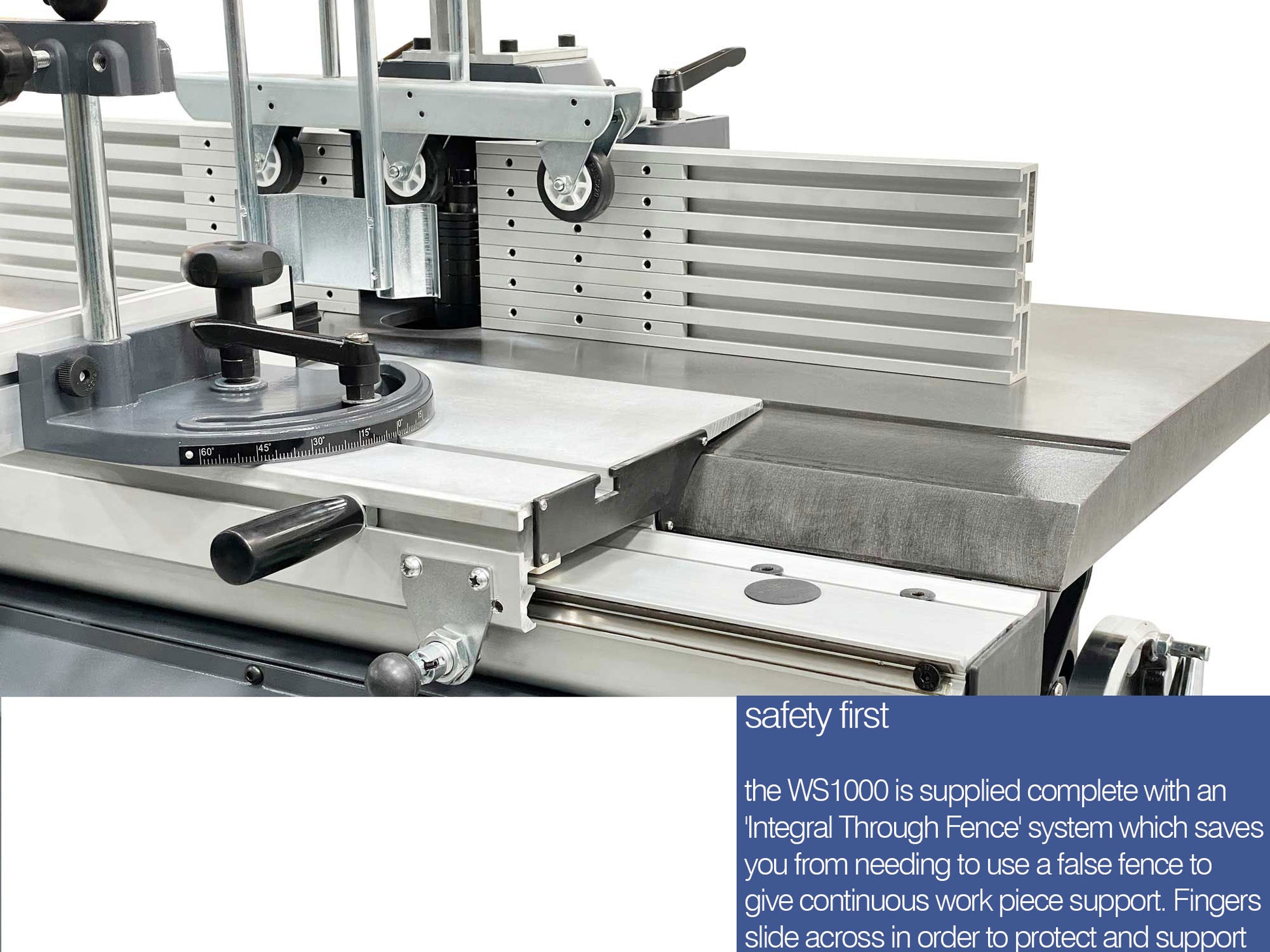 WS1000 TILTING SPINDLE MOULDER WITH SLIDING TABLE