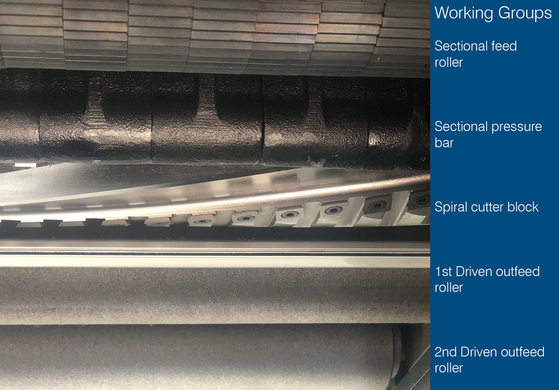 MOTO 630 x 300 THICKNESSER WITH SPIRAL CUTTER BLOCK