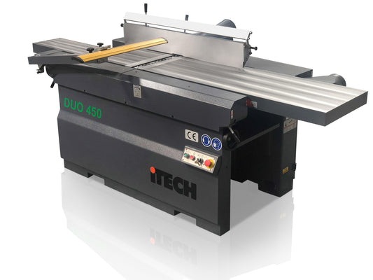 DUO 450 PLANER THICKNESSER WITH SPIRAL CUTTER BLOCK