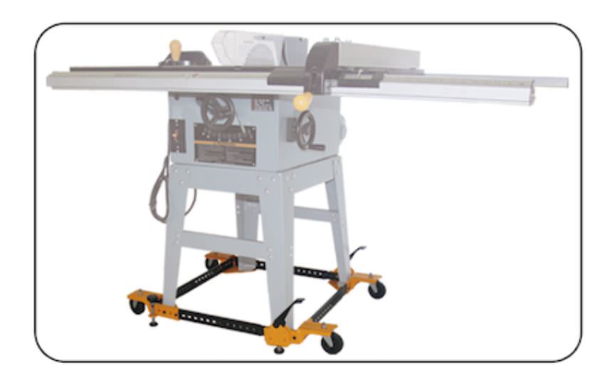 Adjustable Wheel Kit 355-960mm Foot Lever Lock