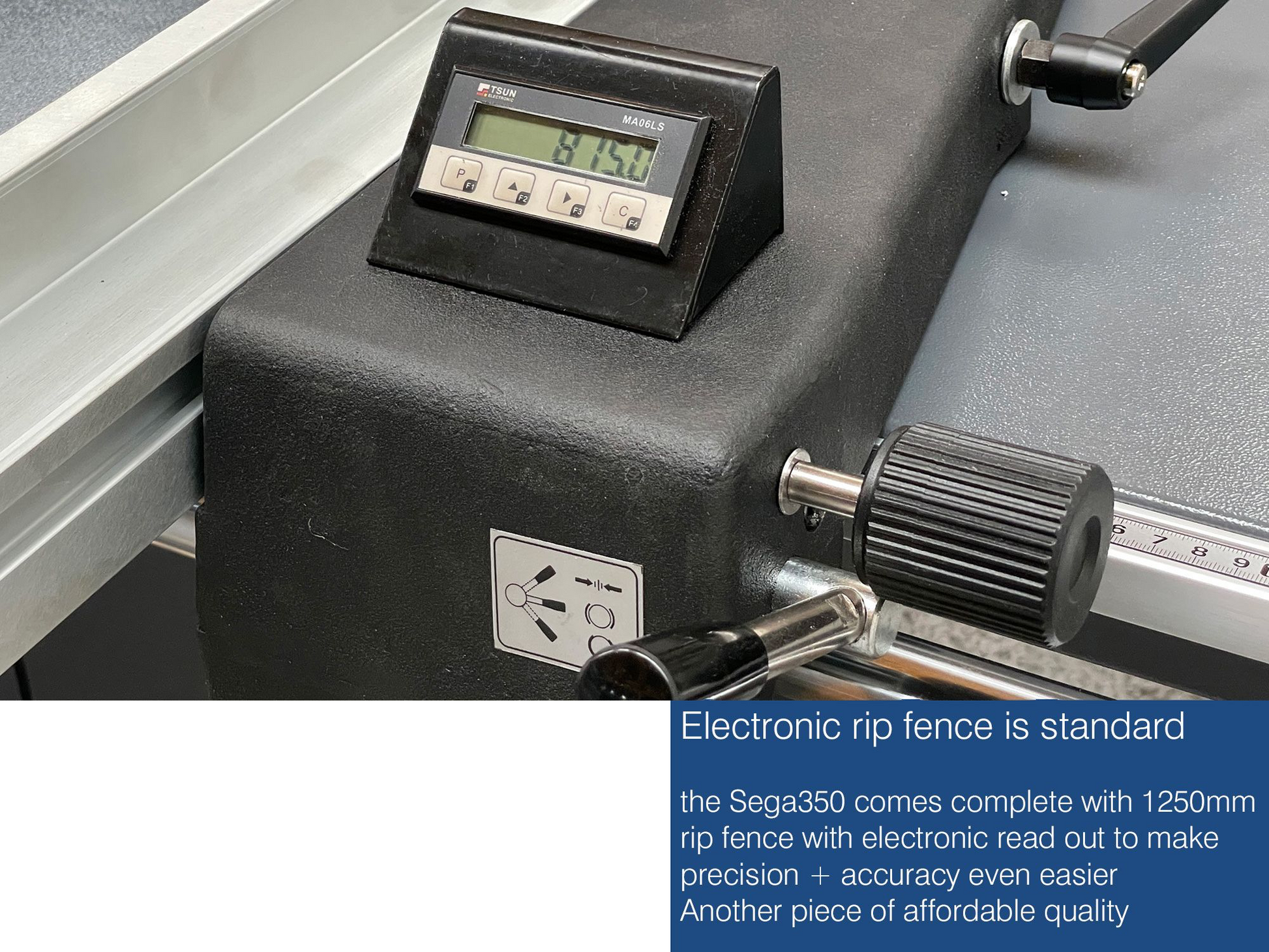 SEGA 350 3200mm PANEL SAW WITH DIGITAL RIP FENCE