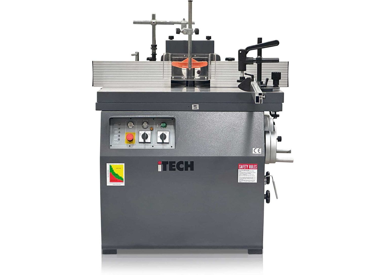 iTECH SM512TS Tilting Spindle Moulder 7.5hp