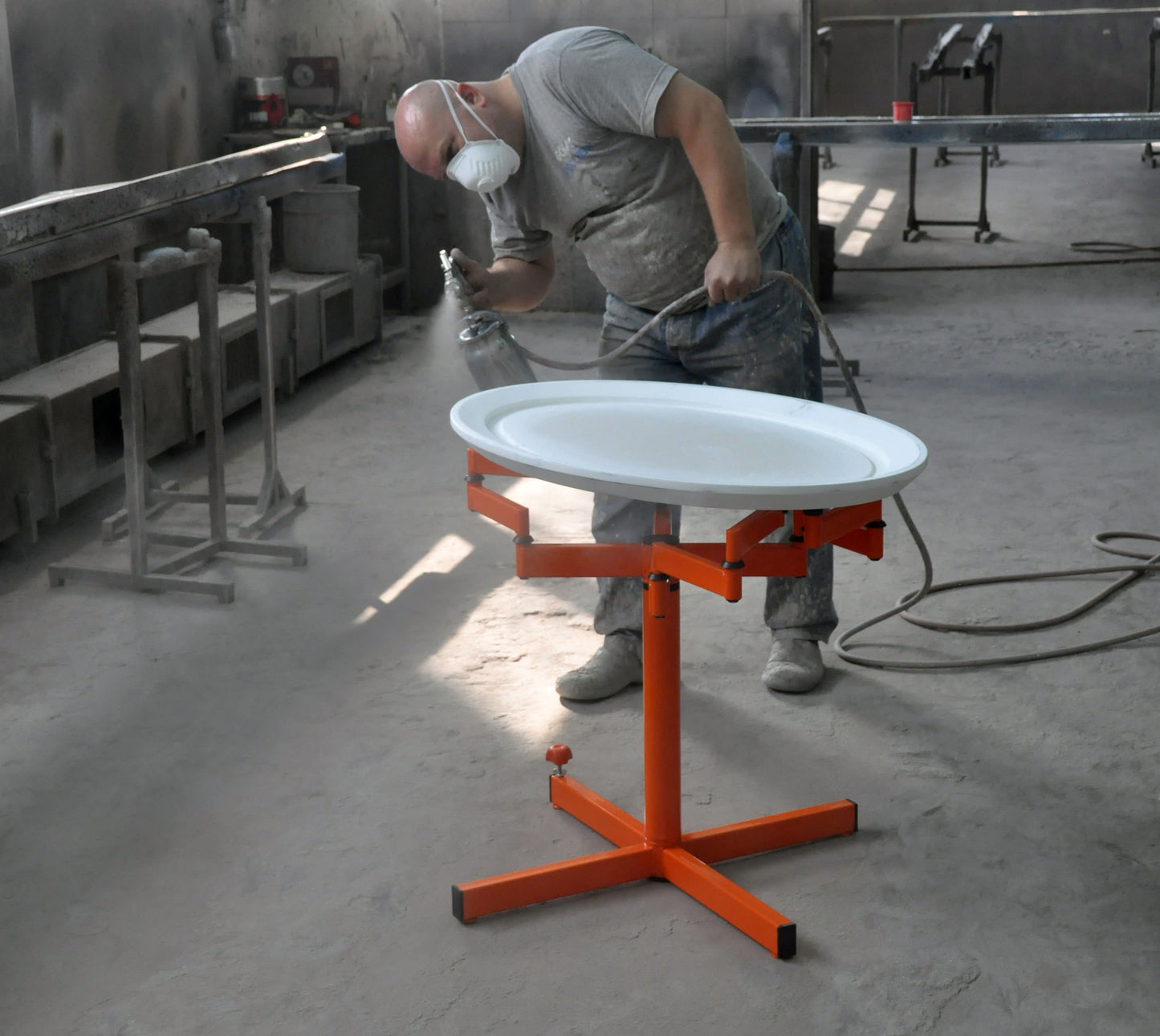 iTECH S Rotary Paint Spray Table (octopus)