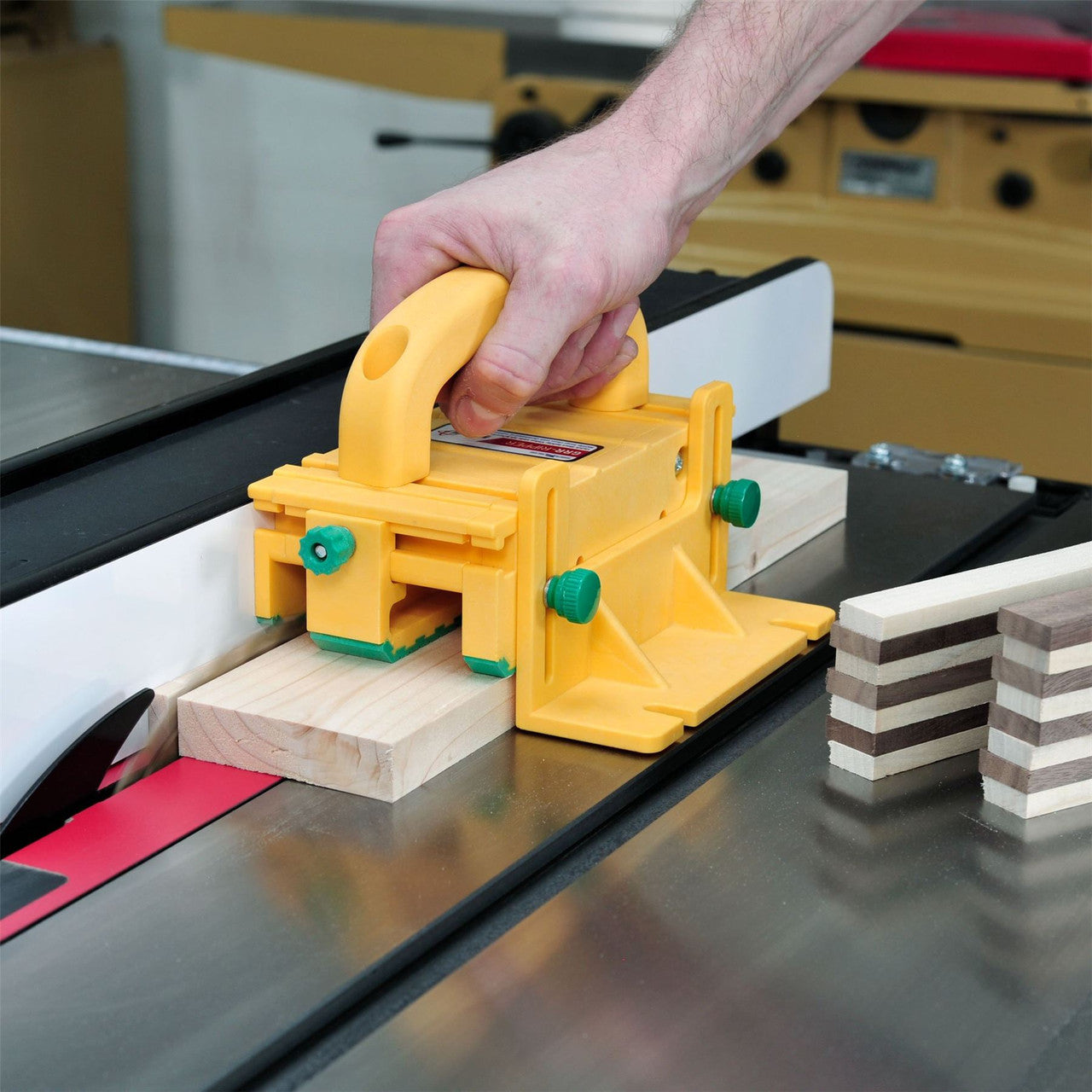 UltraSafe Woodworkers Push Block for Routers, Saws + Planers