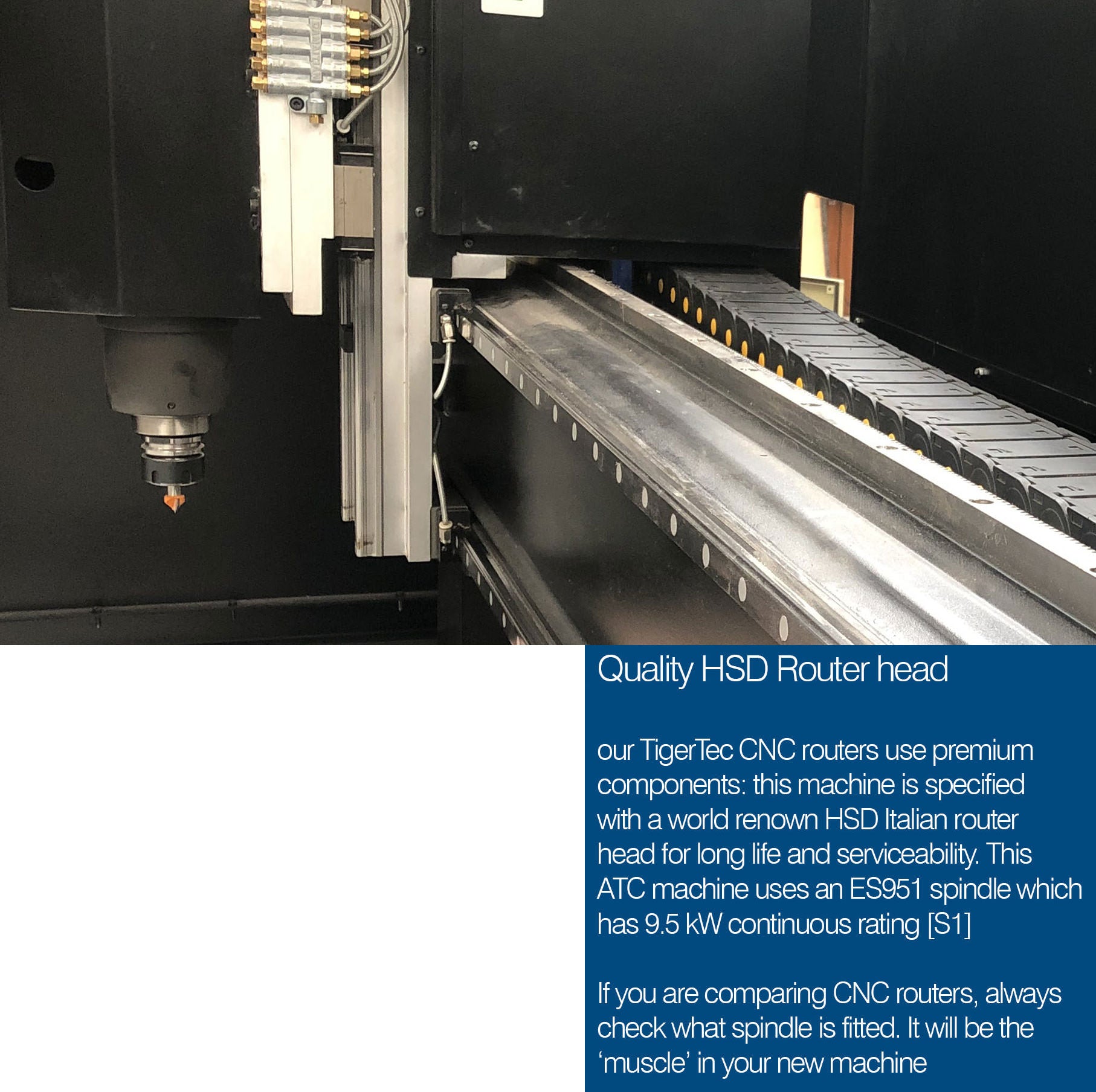 TigerTec TR408ADTCZ High Z CNC Router with PC+Tool Changer