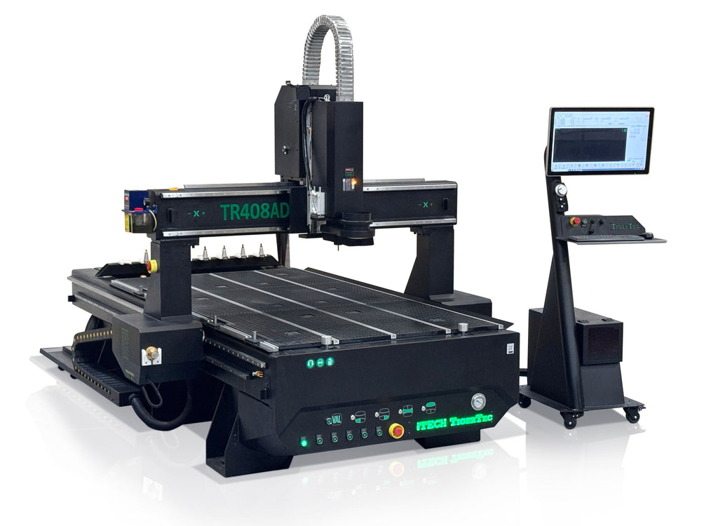 TigerTec TR408ADTCZ High Z CNC Router with PC+Tool Changer