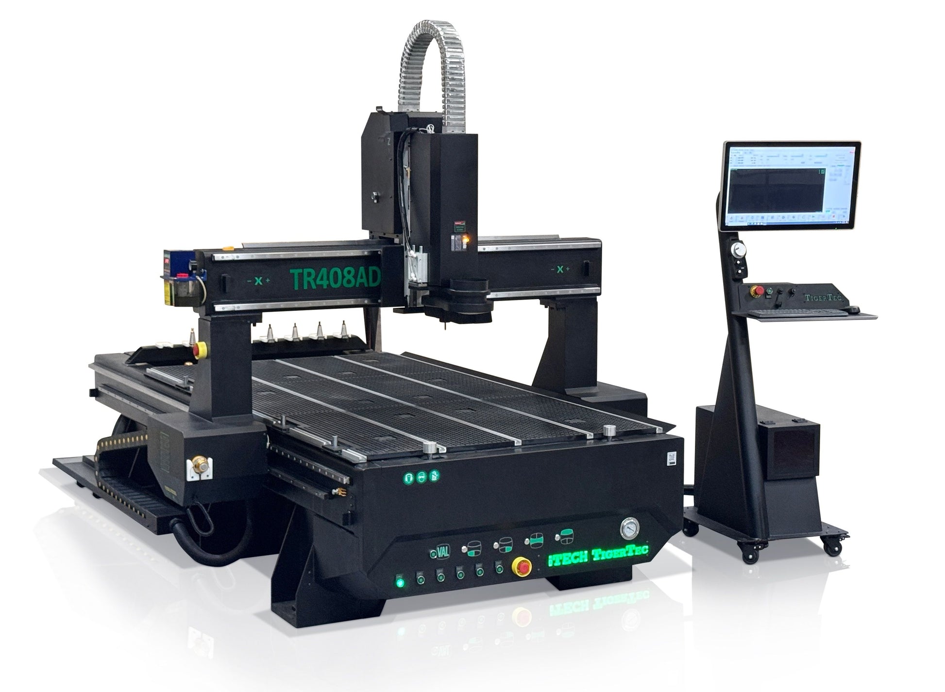 TigerTec TR408ADTCZ High Z CNC Router with PC+Tool Changer