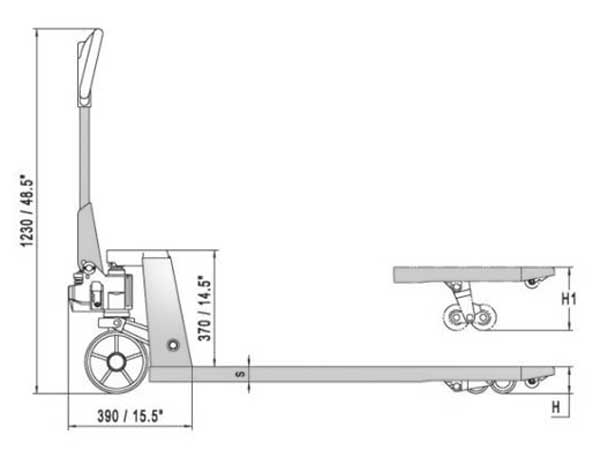 iTECH Premium Hand Pallet Truck AC 3T - 3000 kg