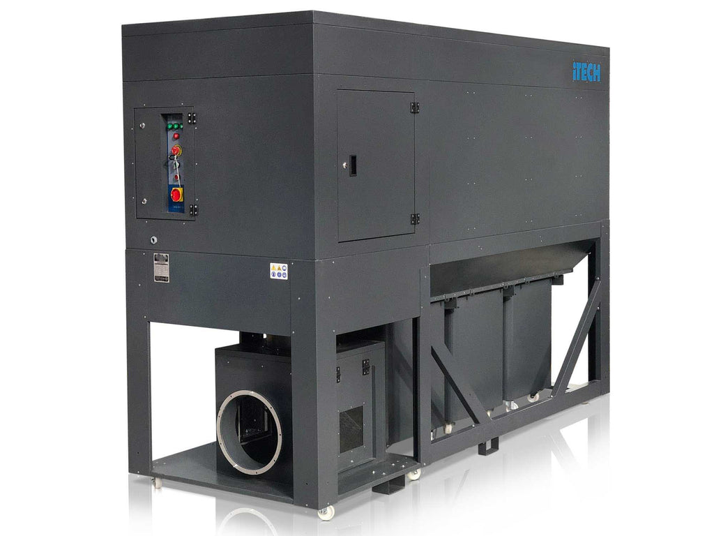STK10000 ENCLOSED FINE DUST EXTRACTOR 11kw WITH 3 BINS