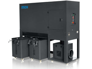 STK5000 ENCLOSED FINE DUST EXTRACTOR 5.5KW WITH 2 BINS