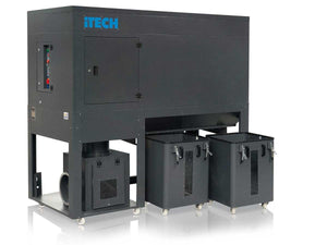 STK6500 ENCLOSED FINE DUST EXTRACTOR 7.5KW WITH 2 BINS