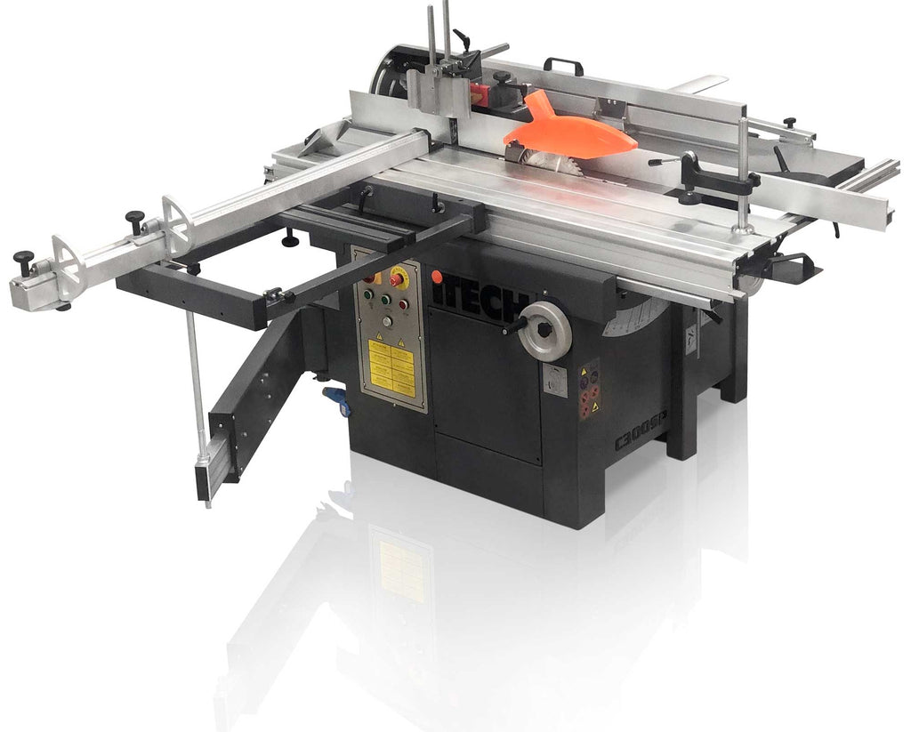 C300 MULTI-FUNCTION COMBINATION MACHINE 230V 1PH WITH SPIRAL PLANER BLOCK