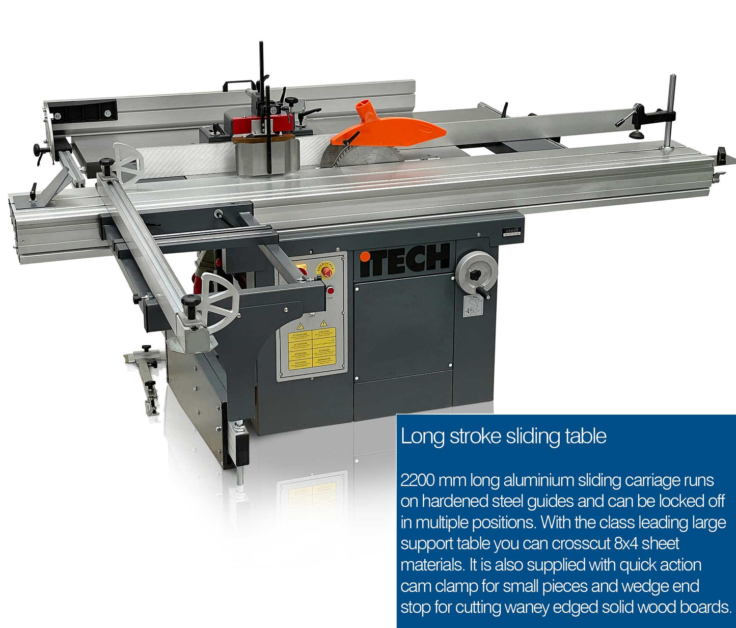 C400 MULTI-FUNCTION COMBINATION MACHINE 400V 3PH WITH SPIRAL PLANER BLOCK