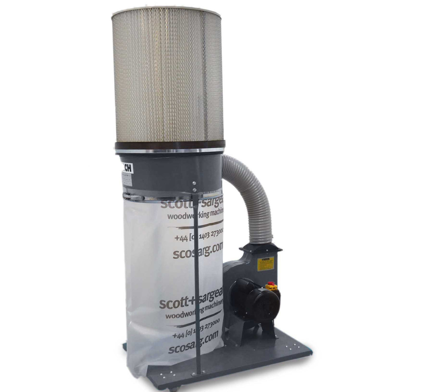 DC001 MOBILE EXTRACTOR 230V 1PH WITH FINE FILTER