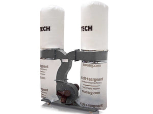 DC002 TWO BAG DUST EXTRACTOR 400v 3 ph