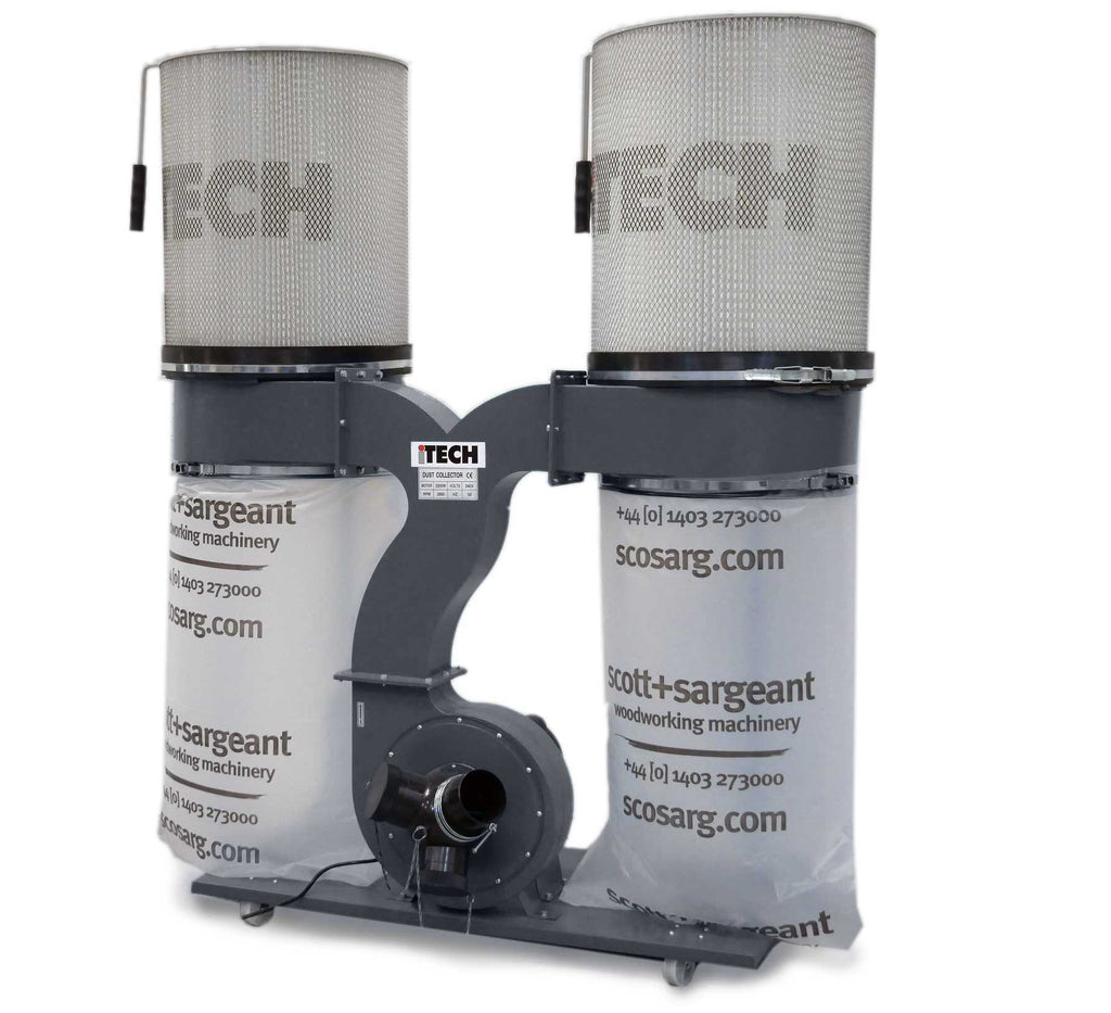 iTECH Dust Extractor DC002 3hp 400v Fine Filter