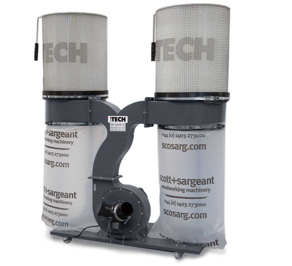 iTECH Dust Extractor DC002 3hp 400v Fine Filter iTECH Machinery