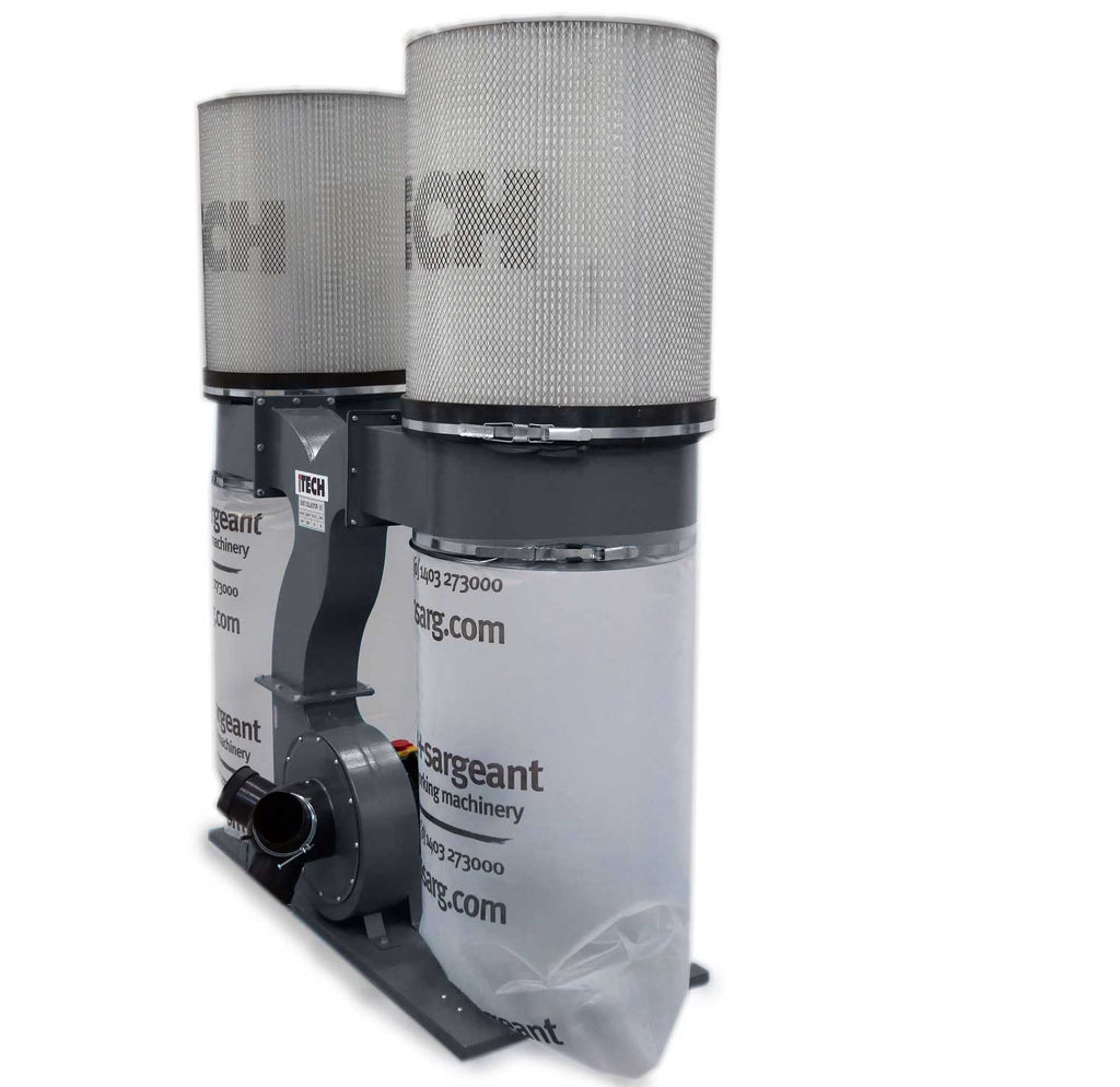 iTECH Dust Extractor DC002 3hp 400v Fine Filter