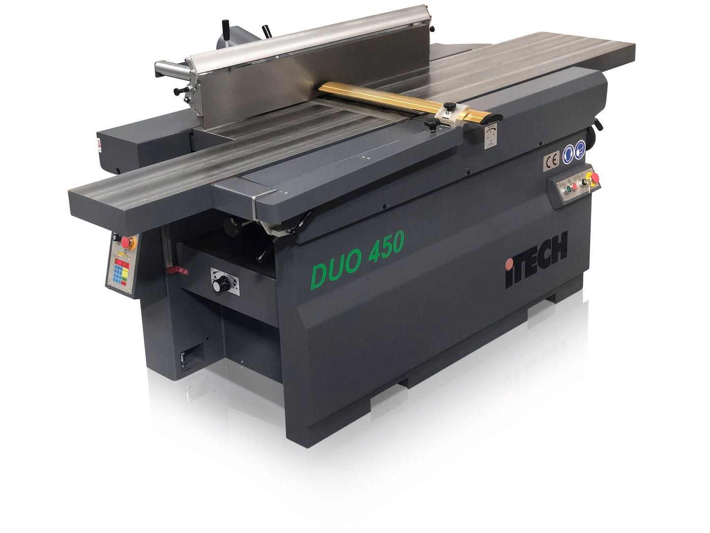 DUO 450 PLANER THICKNESSER WITH SPIRAL CUTTER BLOCK