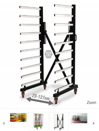 ITECH K7 EXPANDING MOBILE PAINT SPRAY DRYING RACK